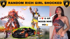 Finally i met a rich & innocent girl in pubg🥰 | she teach me how to play pubg😂 | KALU NOOB PRANK |