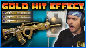 GOLD HIT EFFECT QBZ ADDED TO THE GAME!  🔥PUBG MOBILE🔥