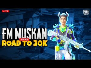 PLAY LIVE PUBG MOBILE GAME - FM Muskan Gaming - ROAD TO 30K SUBS