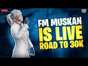 PLAY LIVE PUBG MOBILE GAME - FM Muskan Gaming - ROAD TO 30K SUBS