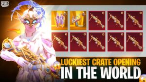 😰BEST LUCK EVER IN NEW ULTIMATE ON-HIT M249 CRATE OPENING PUBG/BGMI