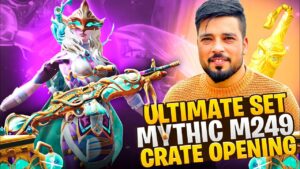 FM Moondrop Eterna Ultimate Set Mythic M249 CRATE OPENING 🔥🔥| PUBG MOBILE