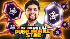 Finally Pubg Mobile Star Title Mil Gaya🤩 Custom Rooms + Lobby Videos |PUBGM