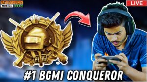 INDIA NO.1 CONQUEROR RANK PUSH PLAYER FOR A REASON - BGMI LIVE UNBAN | PUBG LIVE | CYANIDE GAMING