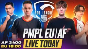 PMPL EU/AF🏆TITAN GAMING, G.GLADIATORS, MADBULLS, KONINA POWER, MAJOR PRIDE, OLDBOY TRIPLE ESPORTS