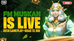 PUBG MOBILE NEW UPDATE LIVE GAME - FM Muskan Gaming - ROAD TO 30K SUBS