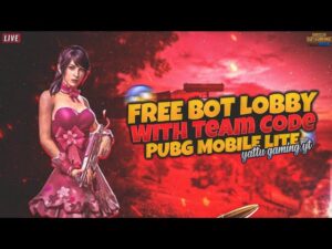 Pubg Mobile  Lite  Bot Lobby Live   | join team code | Season 17 Rank push