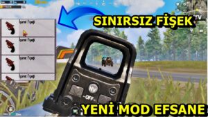 SINIRSIZ FİŞEK  YENİ MOD EFSANE ! SOLO VS SQUAD PUBG MOBİLE