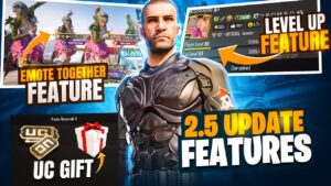 Top Features In 2.5 Update | Emote Together Feature | UC Gift Feature |PUBGM