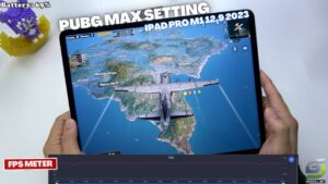 iPad Pro M1 12.9 2023 Test game PUBG Max Setting