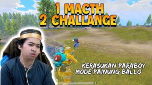 "1 MATCH 2 CHALLANGE SELESAI!" DUO RASA SQUAD TEMAN TUSUN, AUTO MODE KERASUKAN PARABOY | PUBG Mobile