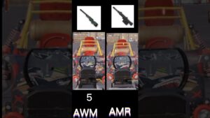 AWM. VS. AMR #youtubeshorts #gaming #pubg #vector