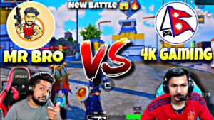 Mr Bro Vs 4K Gaming Nepal || New Battle In Erangel Map || Pubg Mobile || BOMTA gaming