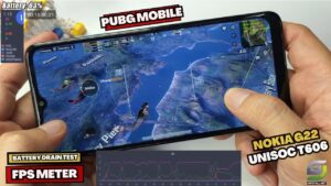 Nokia G22 test game PUBG Mobile | Unisoc T606
