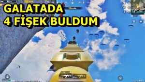 OHA GALATADA 4 FİŞEK BULDUM !  HARİTAYI DUMAN ETTİM  SOLO VS SQUAD PUBG MOBİLE
