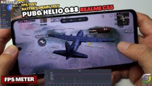 Realme C55 test game PUBG Mobile | Helio G88
