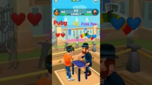 pubg ❤️vs free💙 fire 💙short #gaming ❤️#viralvideo #trending #shortvideo💙 #ajjubhai ❤️#gameplays