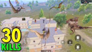 30 Kills😍REALLY MY BEST GAME in DINOSAUR MOD🔥Watch This!! | PUBG Mobile