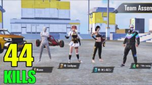 44KILLS! I PLAYED with RANDOM SQUAD🔥Pubg Mobile