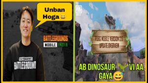 BGMI 2.6 Update | Unban Soon | Dinosaur In PUBG Mobile | New Game Mode | Hindi |