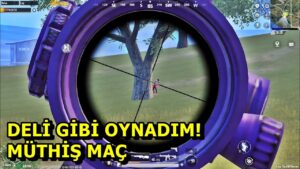 DELİ GİBİ OYNADIM ! HER YERE DALDIM MÜTHİŞ MAÇ  SOLO VS SQUAD PUBG MOBİLE
