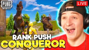 DINO MODE CONQUEROR PUSH 🦖 BOOM BAM SWEATY MODE 🦖 PUBG MOBILE LIVE