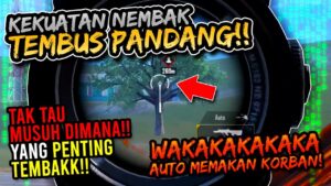 ENAKNYA PAKE KEKUATAN NEMBAK TEMBUS PANDANG! WALLHACK VERSI LEGAL!! | PUBG MOBILE