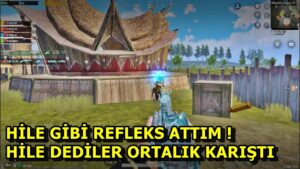 HİLE GİBİ REFLEKS ATTIM ! HİLE DEDİLER ORTALIK KARIŞTI PUBG MOBİLE
