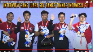 Interview Juara  Timnas Indonesia PUBG MOBILE Sea Games 2023