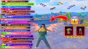 NOOB BUT ALL MAX SKINS🥵(HA*KER SKINS) GAMEPLAY🔥PUBG Mobile