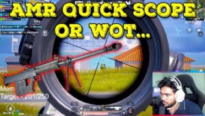 OP AMR Quick Scope for Enemy and Saving Teammate #rajgaming #pubgmobile