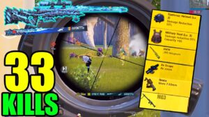 33 KILLS!😍 NEW BEST LOOT GAMEPLAY with BEST OUTFIT🔥SAMSUNG,A3,A5,A6,A7,J2,J5,J7,S5,S6,S7,59,A10,A20