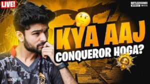 AAJ TO CONQUEROR PAKKA | SERIOUS RANK PUSH | GODL LoLzZz | BGMI LIVE