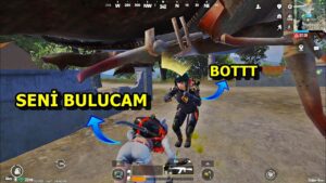 BAYILTTI YUMRUK ATTI ! SENİ BULUCAM DEDİM  VEEEE ! SOLO VS SQUAD PUBG MOBİLE