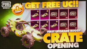 😱FIRST UPGRADE BUGGY CRATE OPENING WITH FREE UC REWARDS PUBG