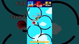 Free Fire Vs PUBG Vs Call Up Duty | Who is the best game 🔥 | #shorts