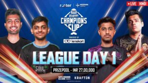 [HINDI] Rooter x NODWIN BGMI Champions Cup || League Stage Day 1 || @Rooter @lenskart