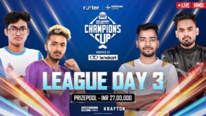 [HINDI] Rooter x NODWIN BGMI Champions Cup || League Stage Day 3 || @Rooter @lenskart