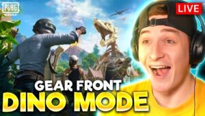 I'M BACK! PUBG MOBILE GEAR FRONT DINO MODE LIVE - !Kick