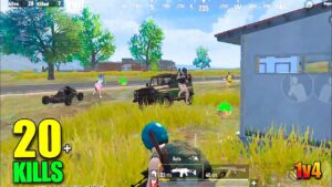 😱New trick for crash problem | 20 kills solo vs squad | Pubg mobile lite gameplay - INSANE LION
