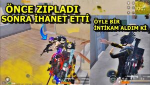 YÜZ YILIN EN İYİ MAÇI ! ZIPLAYIP İHANET EDEN TAKIMA YILIN DERSİNİ VERİDM SOLO VS SQUAD PUBG MOBİLE