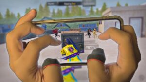 Fastest flick shot 😳 iphone 14 pro max 5 finger handcam | PUBG MOBILE