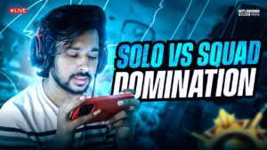 INDIA NO.1 SOLO VS SQUAD PLAYER | BGMI LIVE 🔥 PUBG MOBILE LIVE |  #pubglive #bgmilive