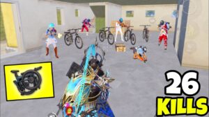 The Most DANGEROUS Cycle Gang of India in BGMI • (26 KILLS) • BGMI Gameplay