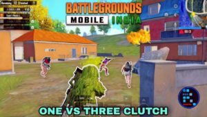 BGMI | INSANE ONE VS THREE CLUTCH IN THE END ZONE