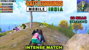 BGMI | SUPER INTENSE MATCH "22 KILLS" CHICKEN DINNER