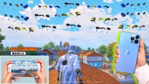 NEW BEST LANDING IN POCHINKI🔥 iPhone 13 Pro PUBG Expert | 2 Finger + GYRO Handcam BGMI Gameplay #22