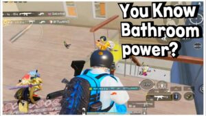Unstoppable monster recharged bathroom power | PUBG MOBILE