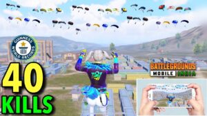 40 KILLS!! NEW WORLD RECORD🔥 iPhone 13 Pro PUBG Expert | 2 Finger + GYRO Handcam BGMI Gameplay #31