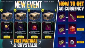Get Free Materials & Crystals | Growth Pack Event | How To Get AG Currency |PUBGM / BGMI